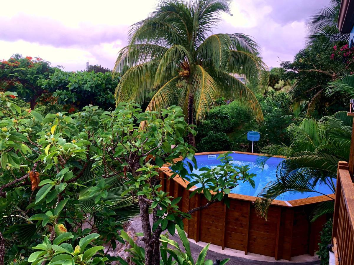 Villa Nature Caraibe Lodge, Vue Mer, Piscine Privee 데샤이에스 외부 사진