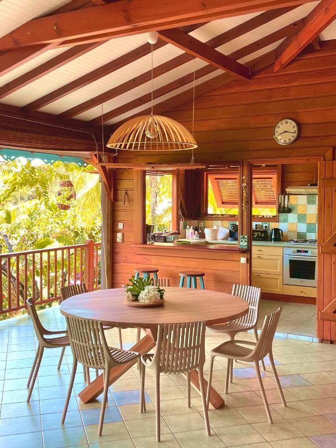 Villa Nature Caraibe Lodge, Vue Mer, Piscine Privee 데샤이에스 외부 사진