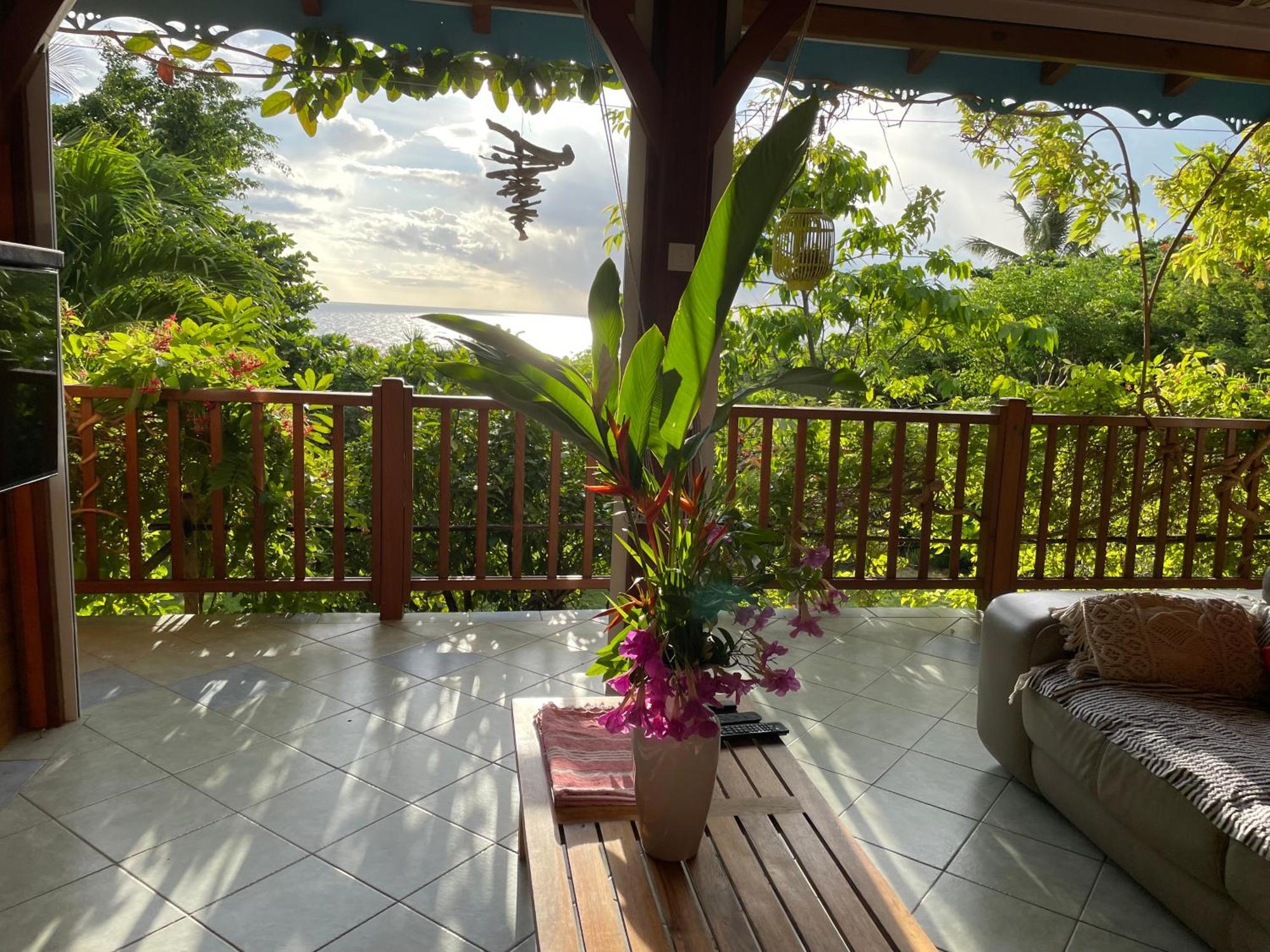 Villa Nature Caraibe Lodge, Vue Mer, Piscine Privee 데샤이에스 외부 사진