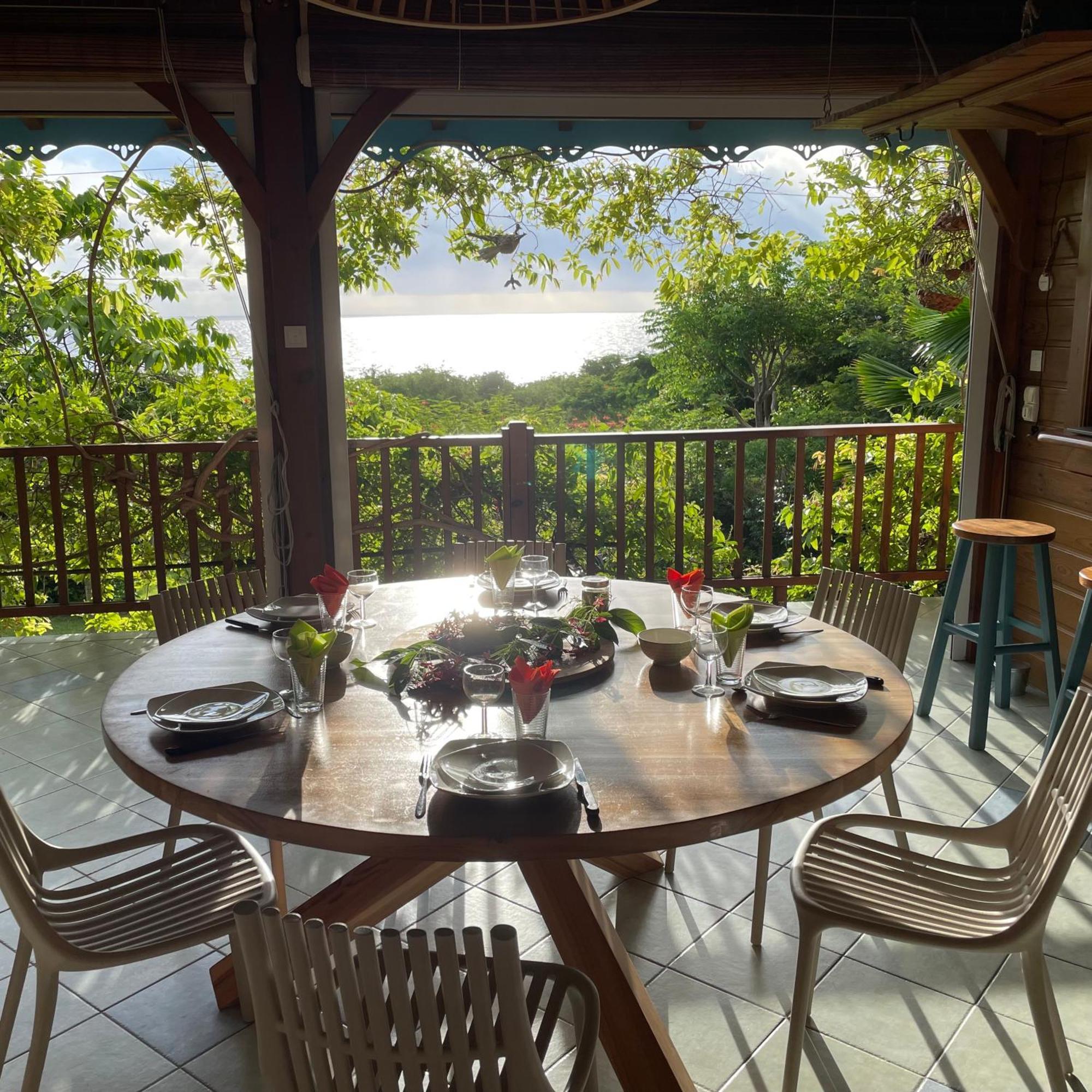 Villa Nature Caraibe Lodge, Vue Mer, Piscine Privee 데샤이에스 외부 사진
